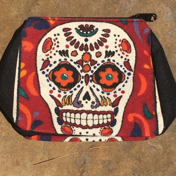 Handbags - 🎁 Sugar Skull Dia De Los Muertos Zip Pouch